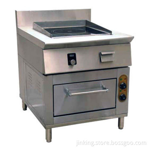 Electronic cooker and oven with high heating efficiency